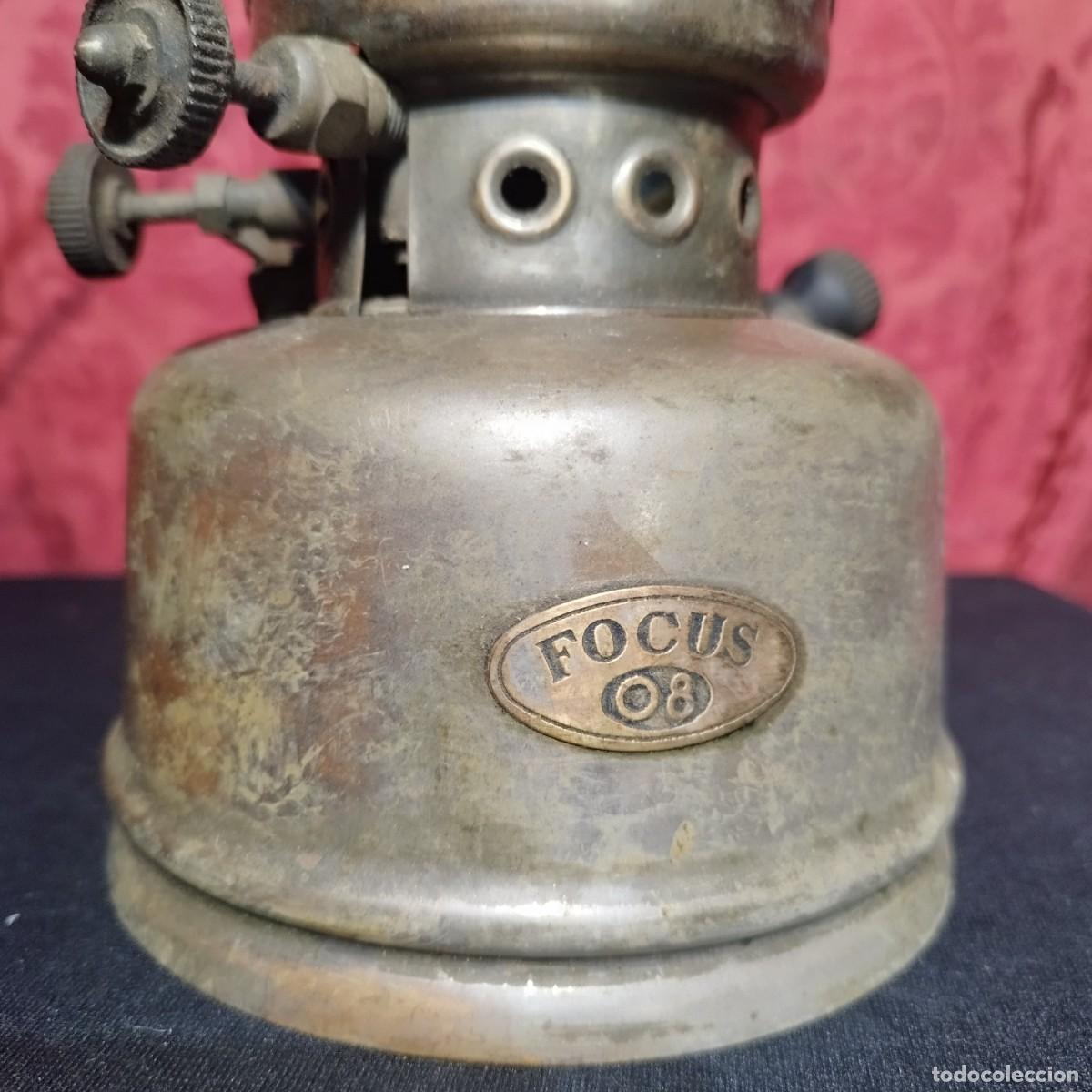 Antig&uuml;edades: LAMPARA FAROL DE INTERIOR FOCUS MODELO 08 - ELECTRIFICADO - - Foto 3