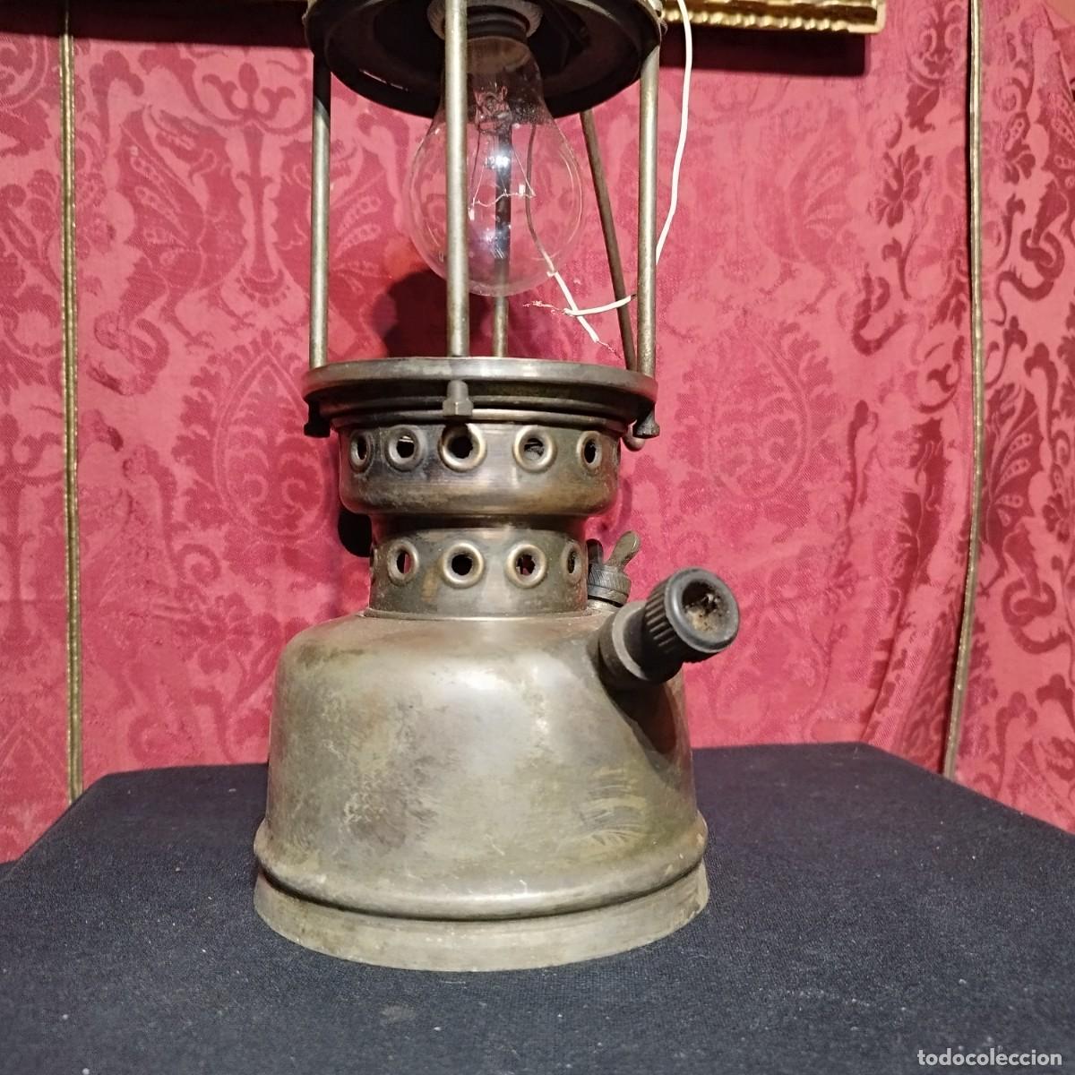 Antig&uuml;edades: LAMPARA FAROL DE INTERIOR FOCUS MODELO 08 - ELECTRIFICADO - - Foto 4