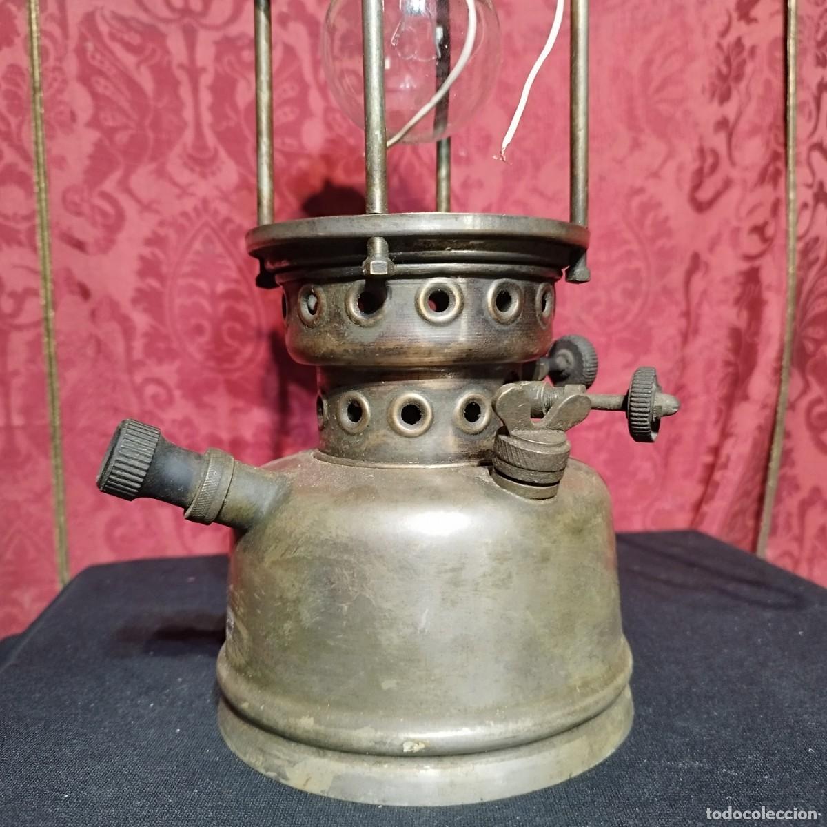 Antig&uuml;edades: LAMPARA FAROL DE INTERIOR FOCUS MODELO 08 - ELECTRIFICADO - - Foto 5