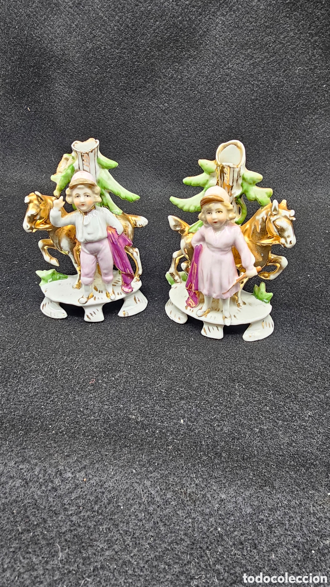 Antig&uuml;edades: Antiguos violeteros de porcelana