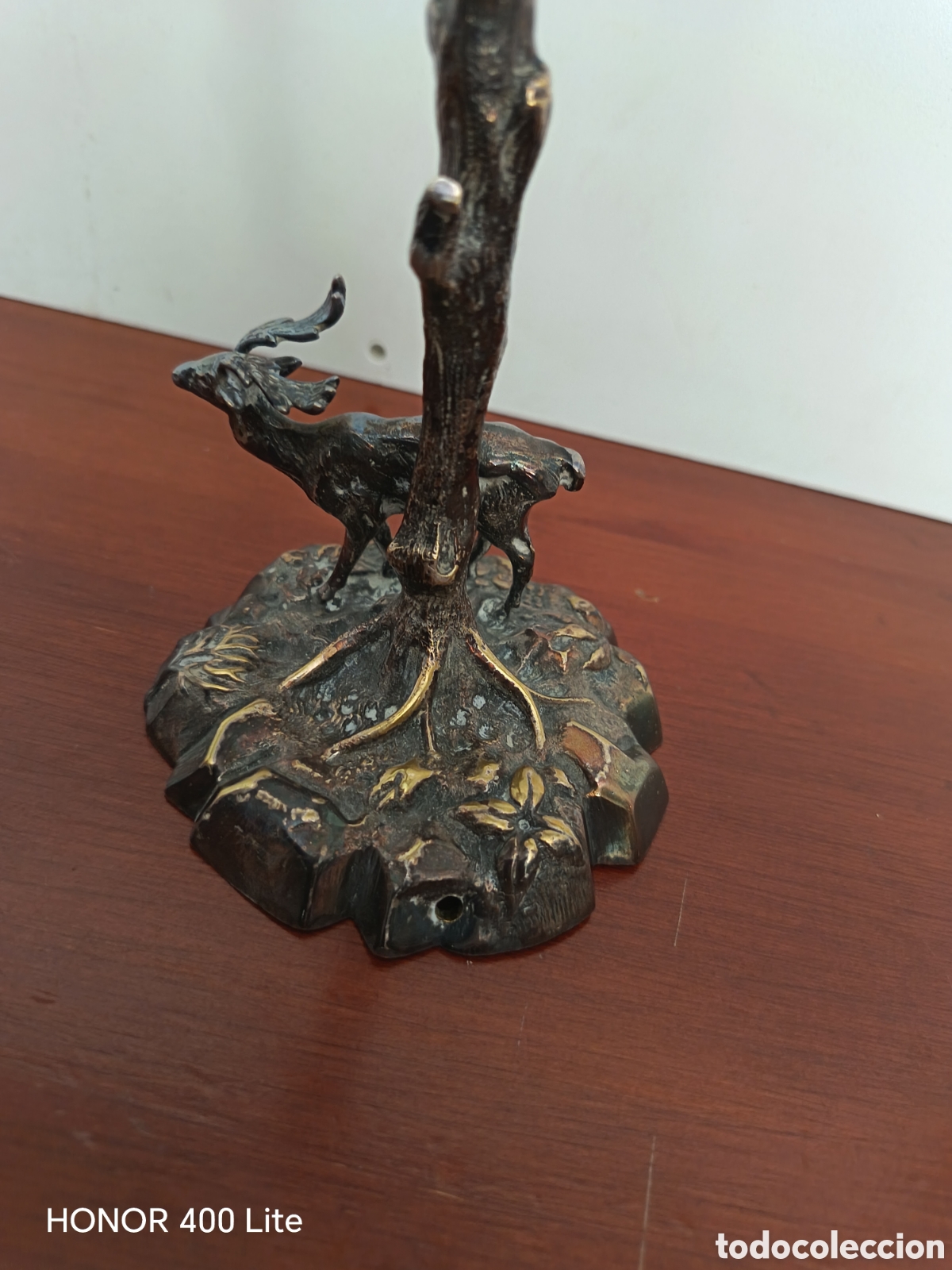 Antig&uuml;edades: Candelabro de bronce Valenti - Foto 5