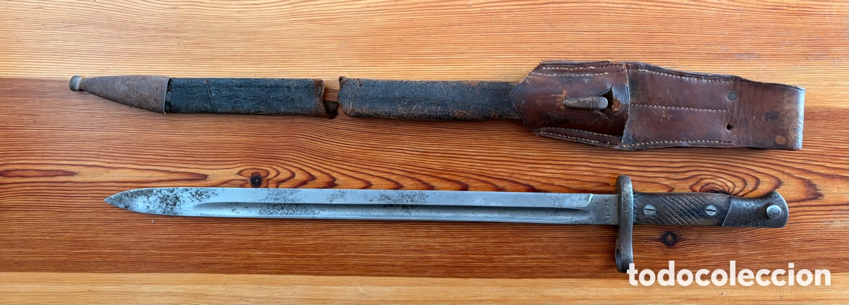 Antig&uuml;edades: Bayoneta Mauser 1913 con funda complets - Foto 10