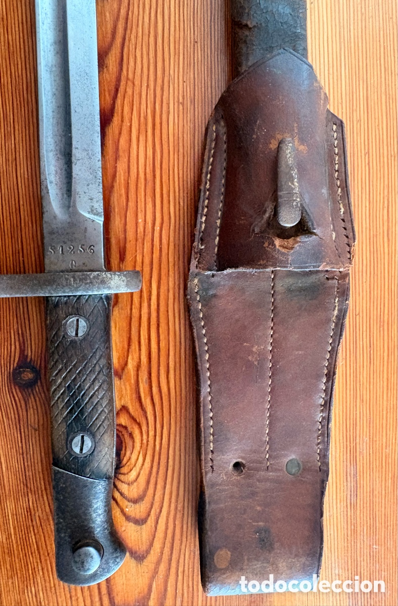 Antig&uuml;edades: Bayoneta Mauser 1913 con funda complets - Foto 11