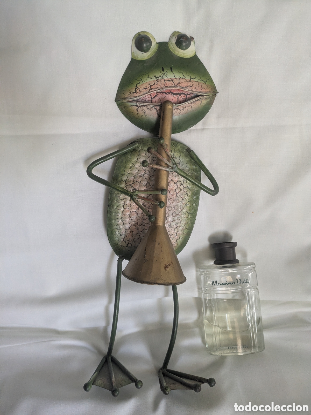 Antig&uuml;edades: Figura hojalata Rana