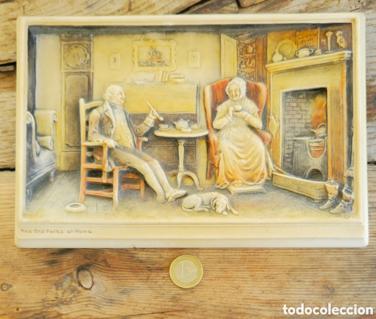 Antig&uuml;edades: Antiguo placa Ivorex inglesa