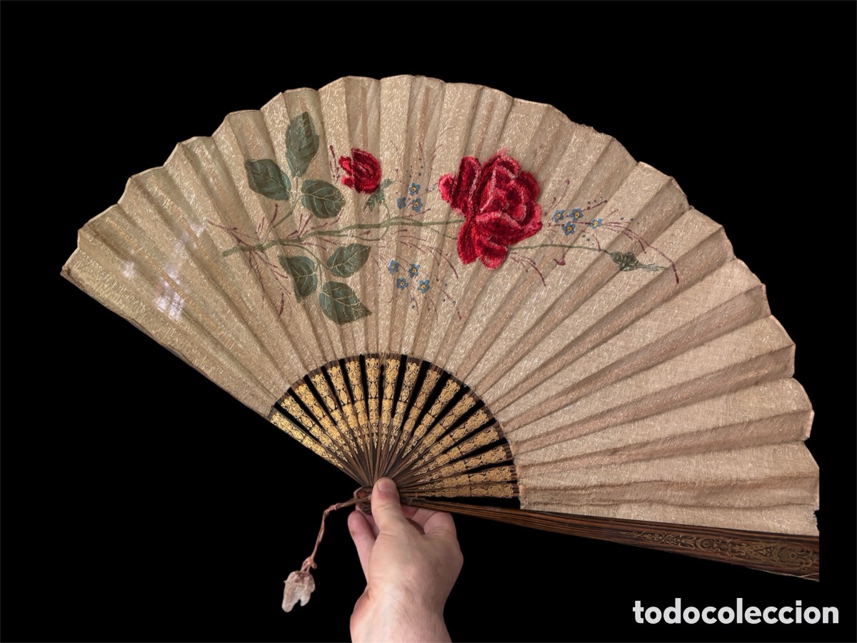 Antig&uuml;edades: PRECIOSO ABANICO ALFONSINO 1880 APROXIMADAMENTE