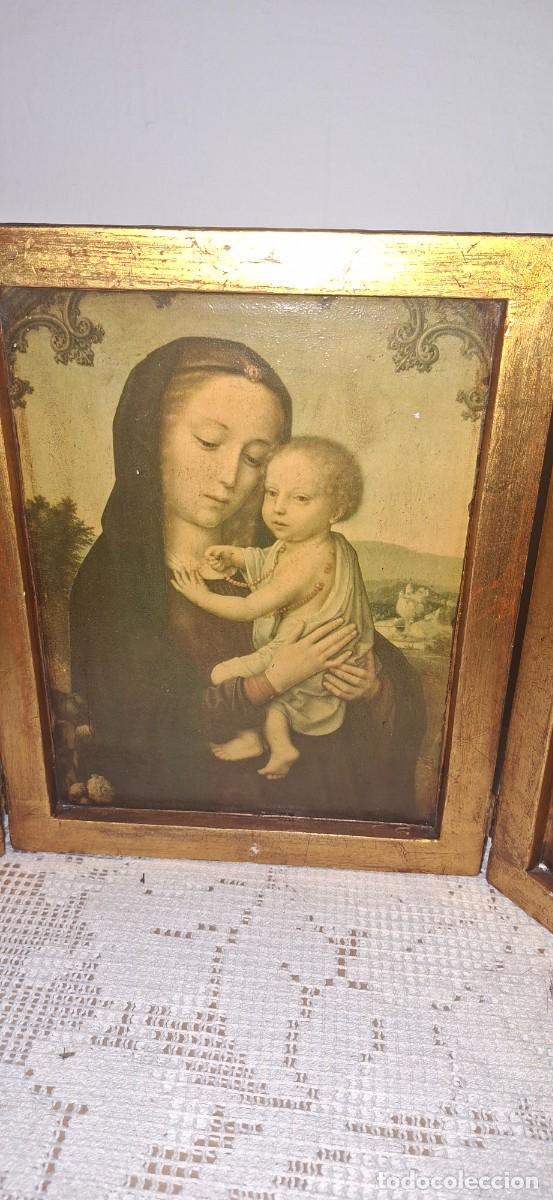 Antig&uuml;edades: Antiguo tr&iacute;ptico religioso - Foto 4