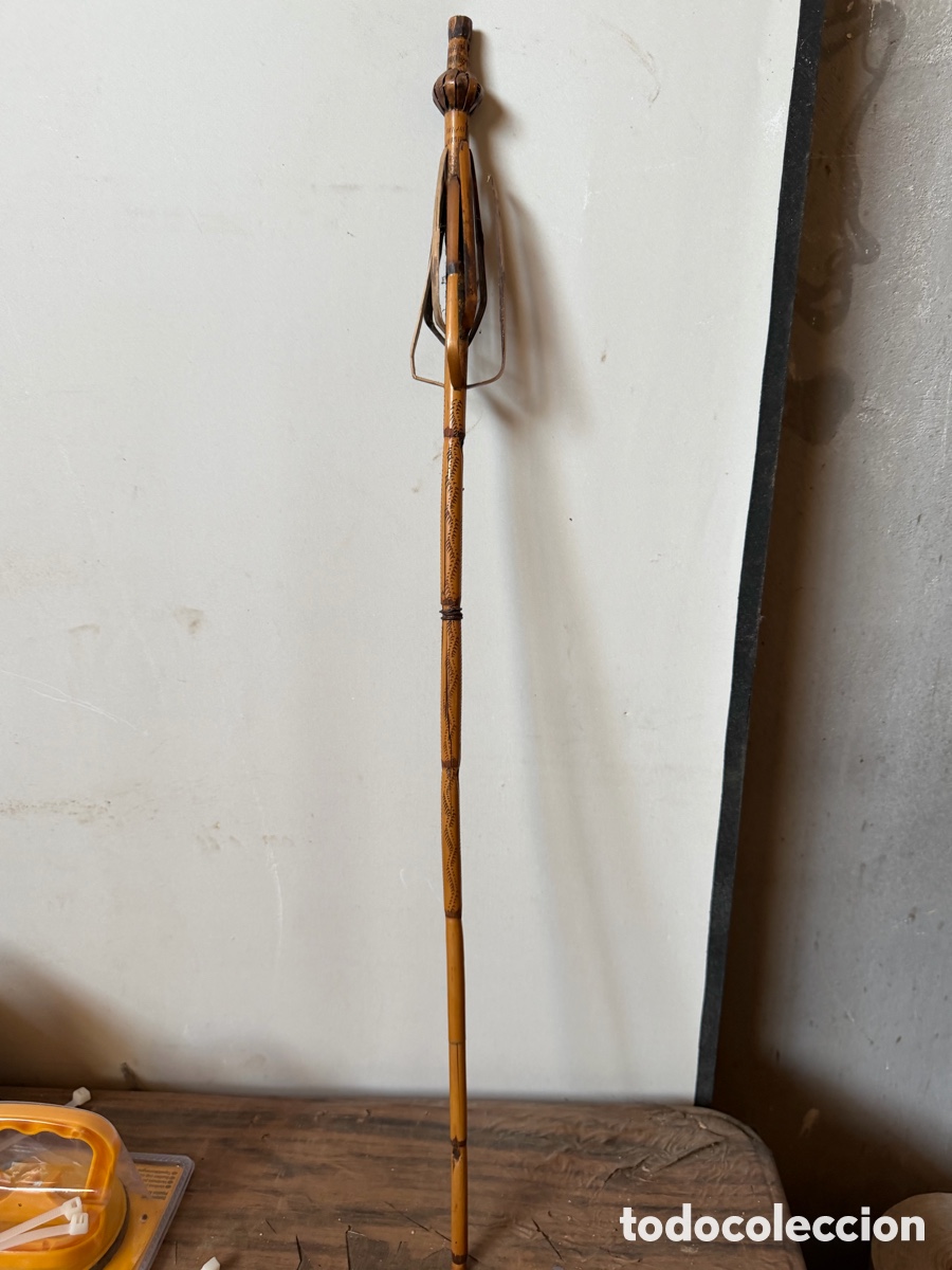 Antig&uuml;edades: Rueca arte pastoril ca&ntilde;a