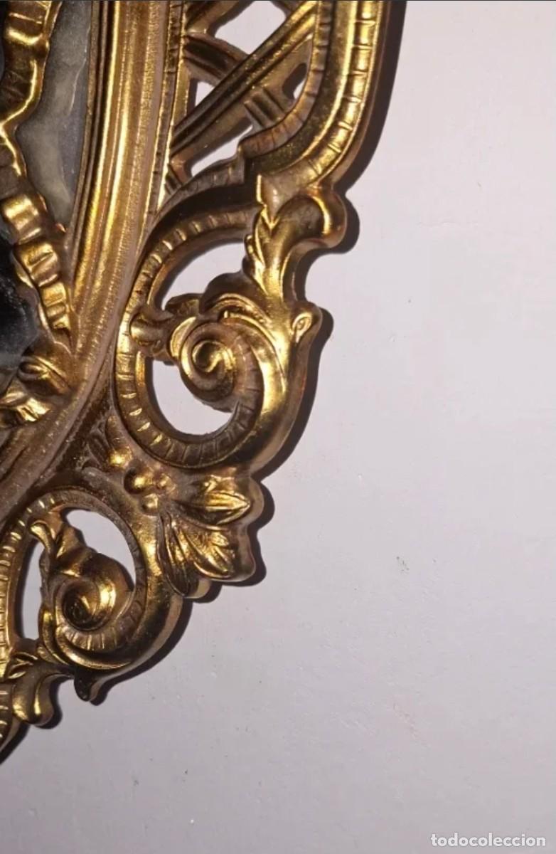 Antig&uuml;edades: Antiguo espejo de bronce - Foto 2