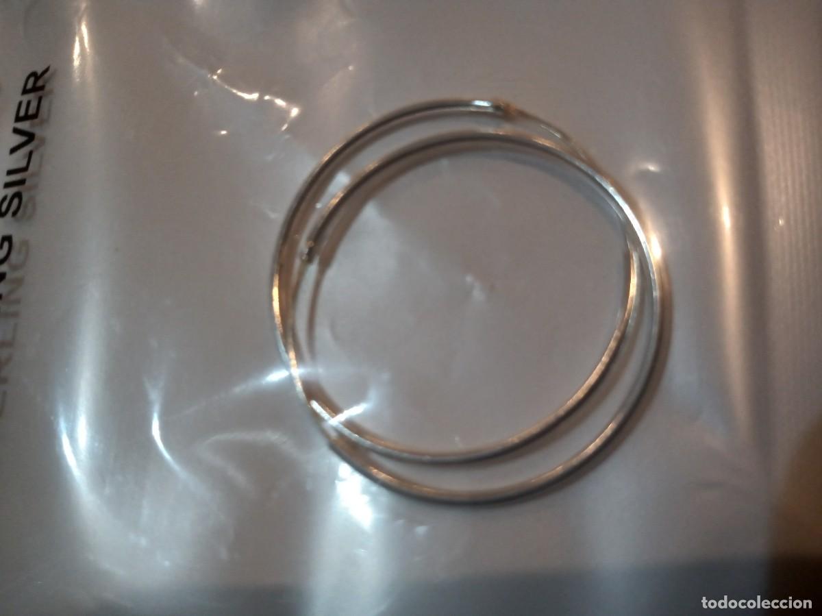 Antig&uuml;edades: Pendientes de plata de ley, nuevos - Foto 3