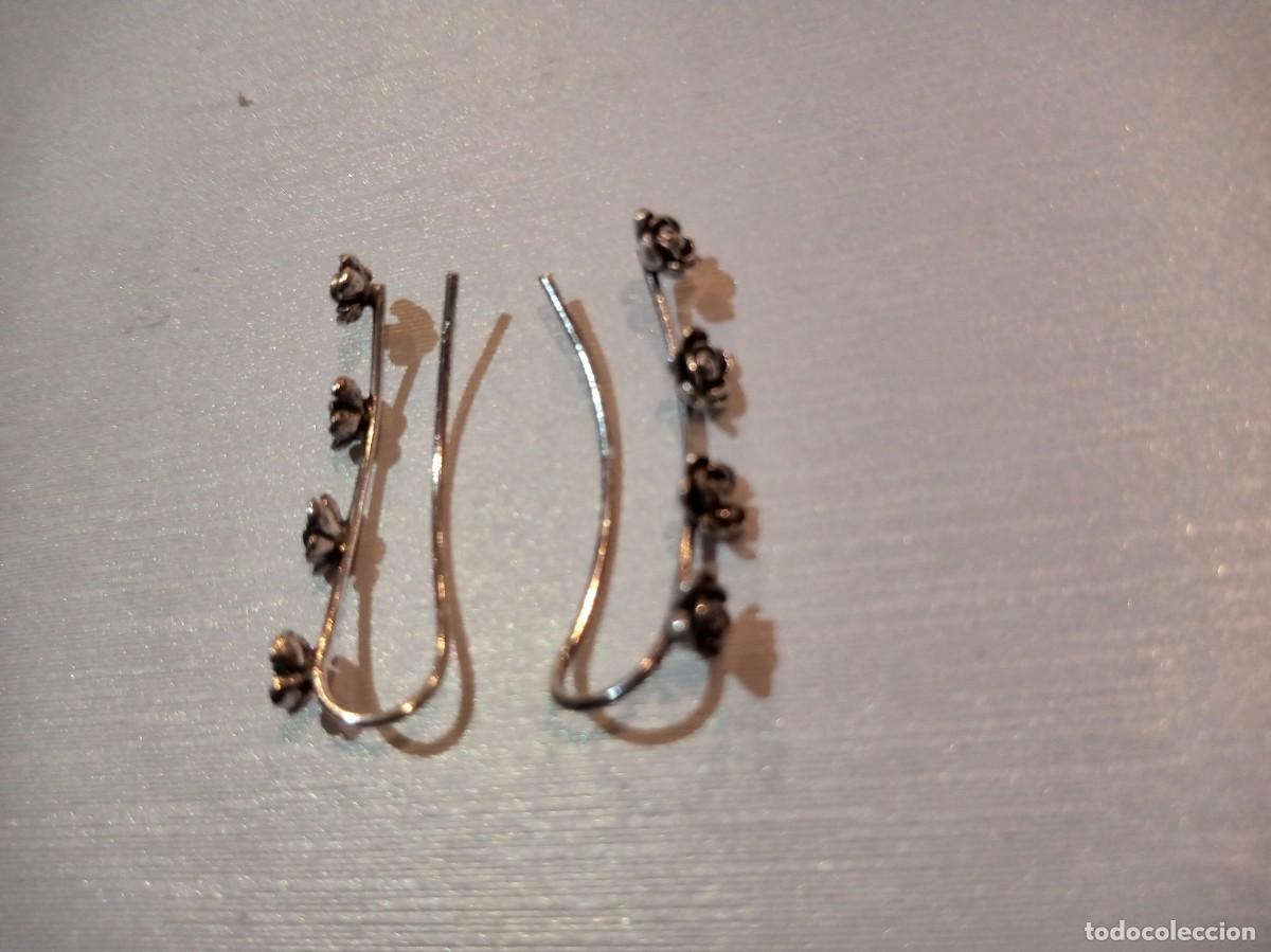 Antiquit&auml;ten: Pendientes trepadores de plata de ley, nuevos