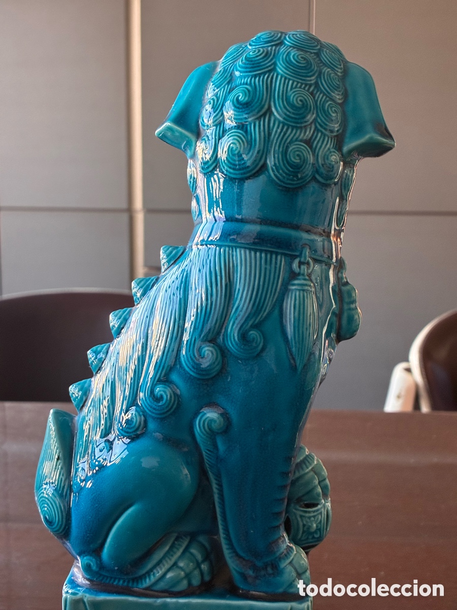 Antig&uuml;edades: Pareja de perros Foo dogs - Foto 10