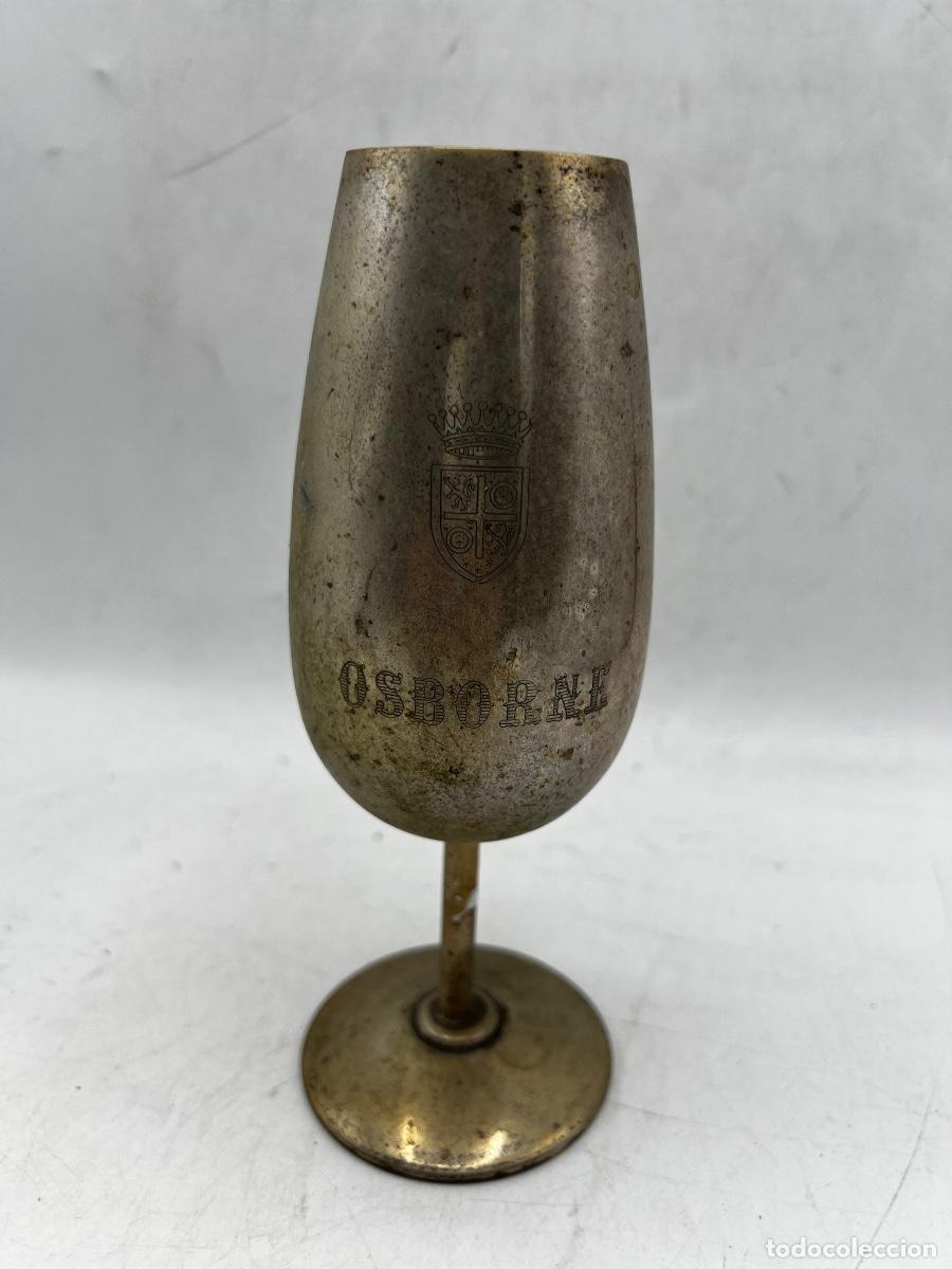 Antig&uuml;edades: COPA OSBORNE. METALIZADA. 19,5 x 7 CM.