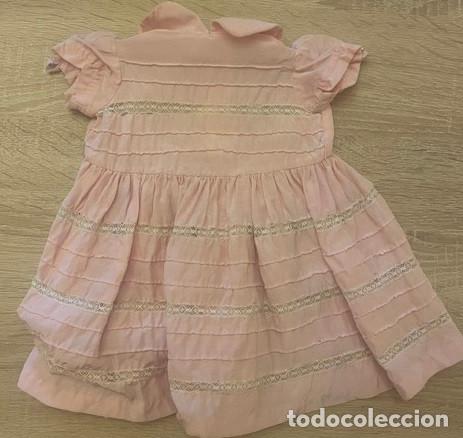 Antig&uuml;edades: VESTIDO ROSA ANTIGUO - PARA BEB&Eacute; O MU&Ntilde;ECA
