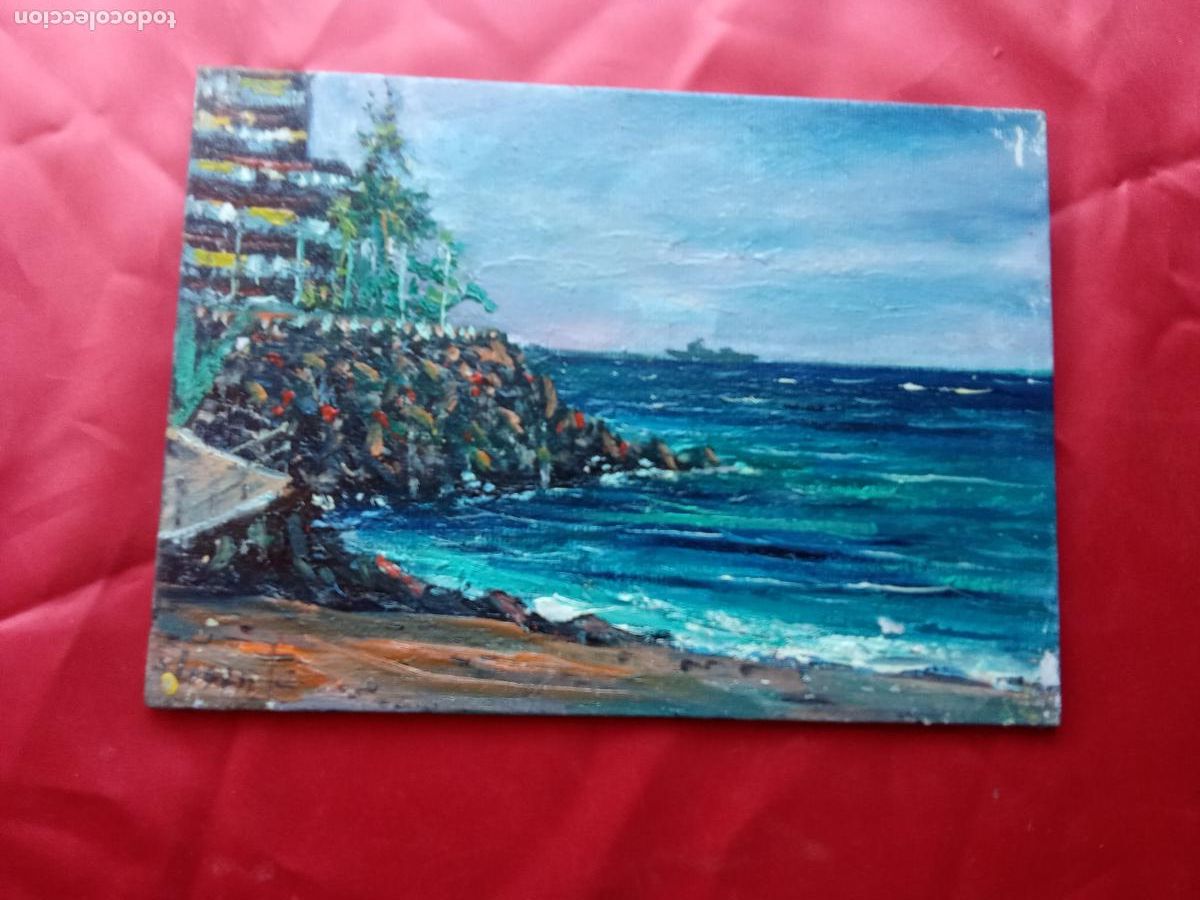 Antig&uuml;edades: &Oacute;leo sobre lienzo marina. Vicent S. Agust&iacute;n V.12