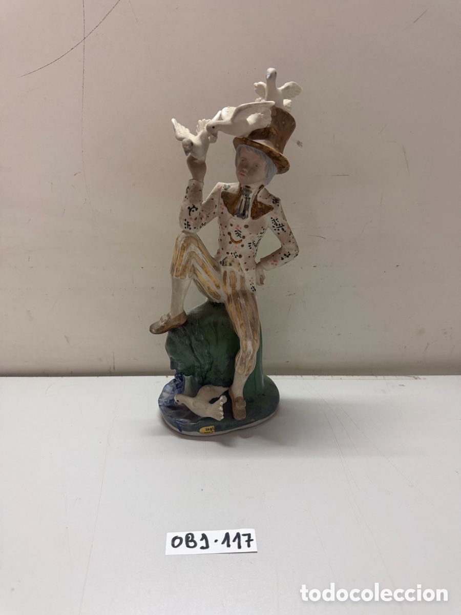 Antig&uuml;edades: FIGURA DE PORCELANA MARCA INGL&Eacute;S - VALENCIA