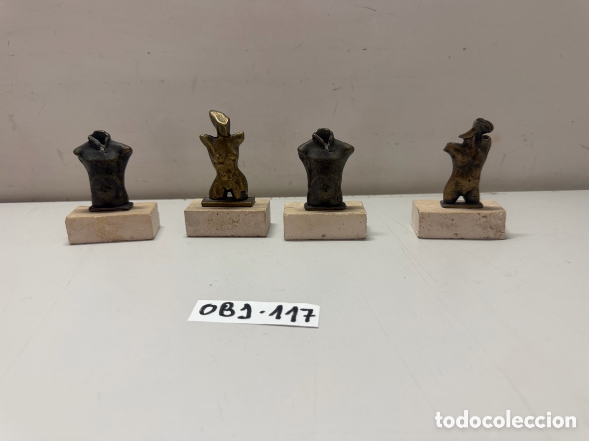 Antig&uuml;edades: Lote Escultura de bronce Luis Llongueras
