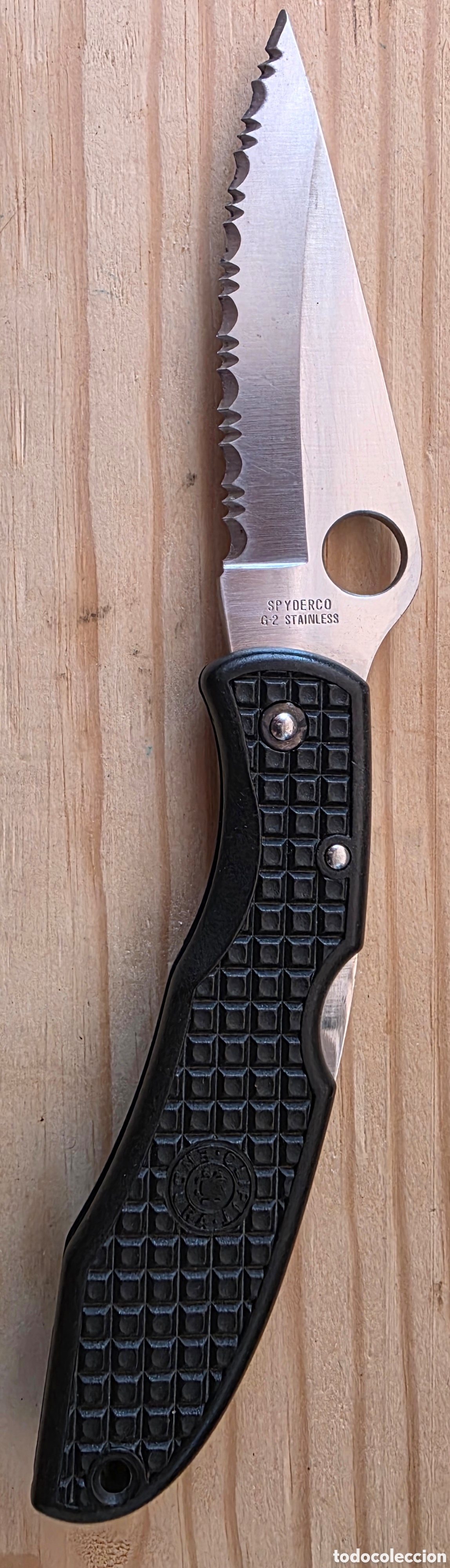 Antig&uuml;edades: Spyderco ClipIt Endura C10SBK Vintage &ndash; 1&ordf; Generaci&oacute;n &ndash; G-2 &ndash; Japan
