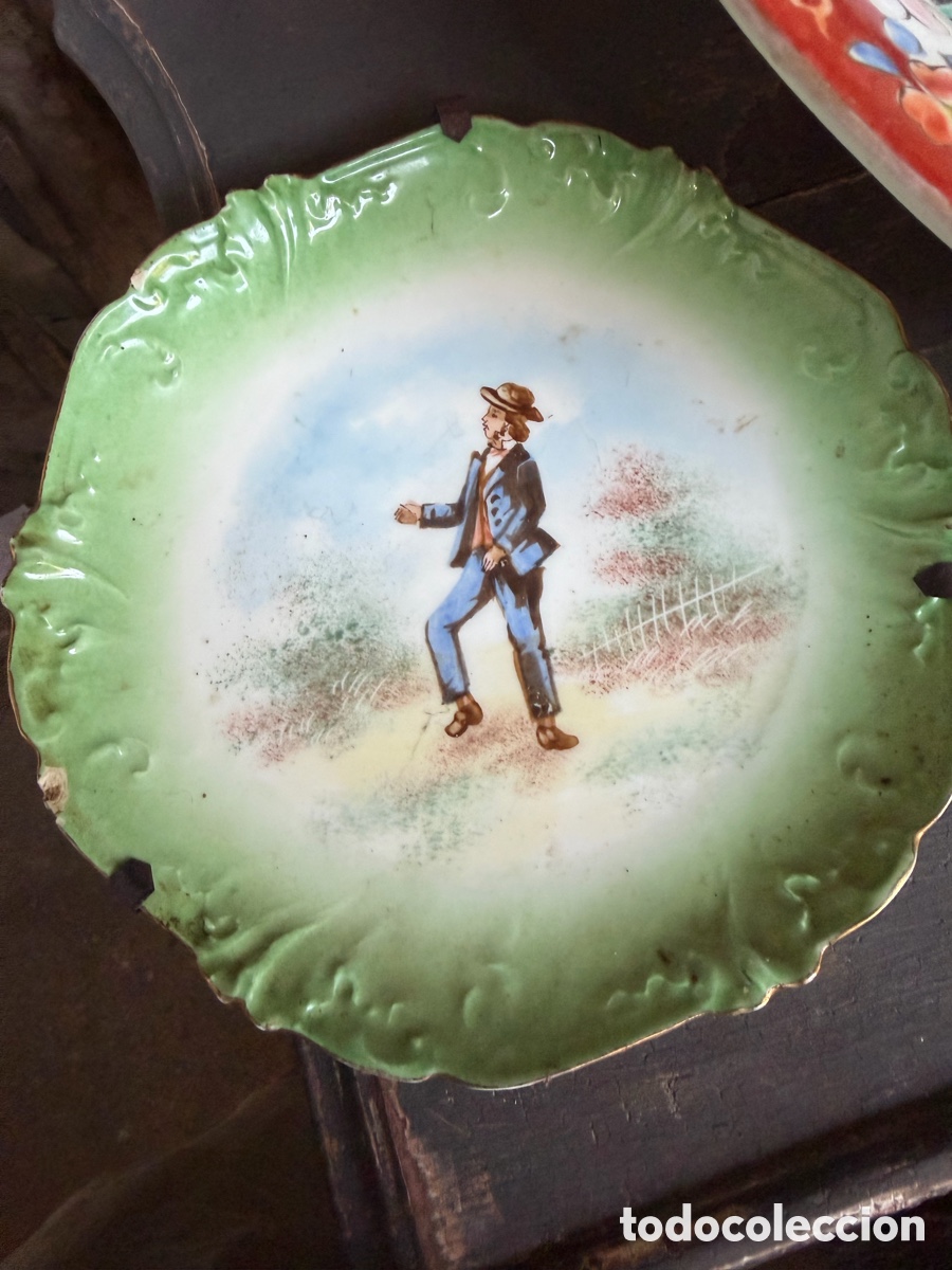 Antig&uuml;edades: Plato limoges art deco