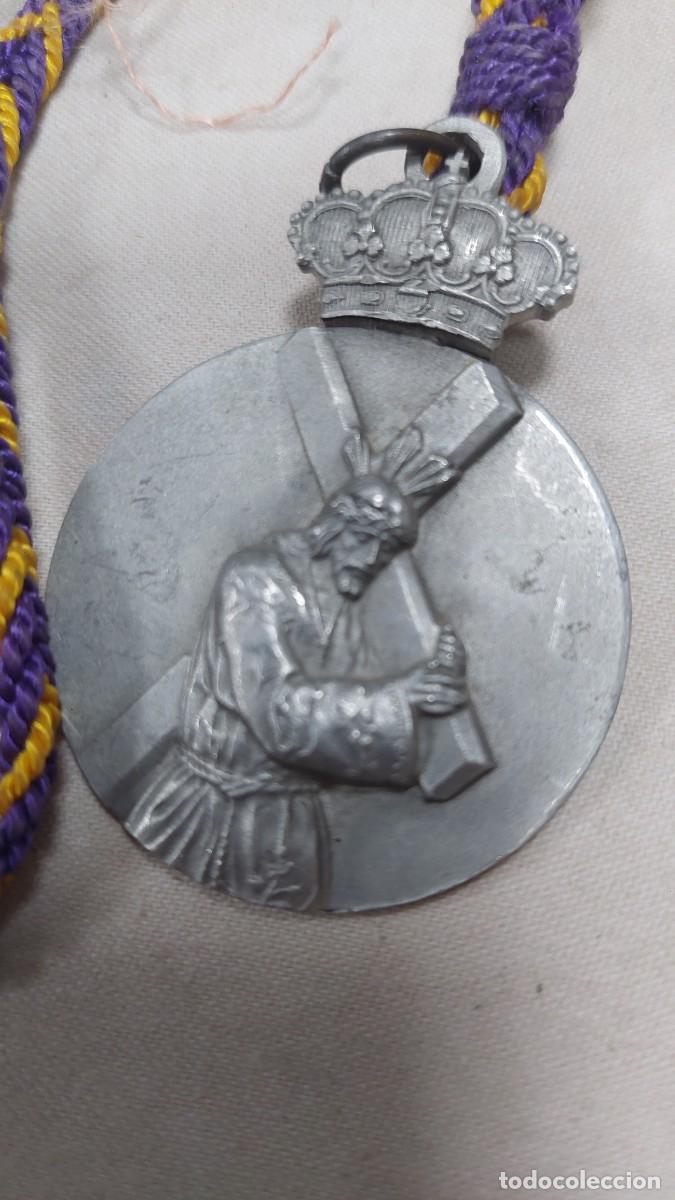 Antig&uuml;edades: Antigua medalla Nazareno Las pedro&ntilde;eras Cuenca