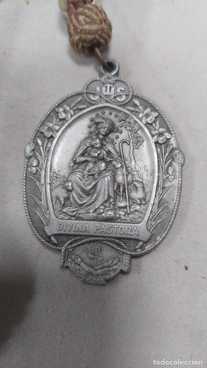 Antig&uuml;edades: Antigua medalla Divina Pastora Archicofradia del cordon Serafico