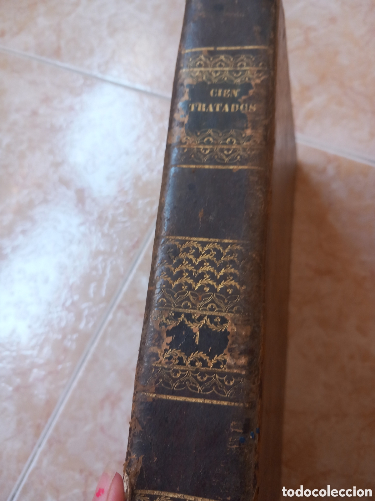 Antig&uuml;edades: Libro antiguo de Instrucci&oacute;n para el pueblo CIEN TRATADOS DE 1851