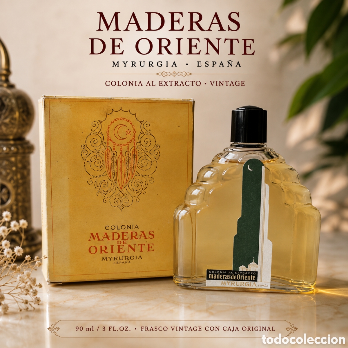 Antig&uuml;edades: Maderas de Oriente-Myrurgia-Vintage