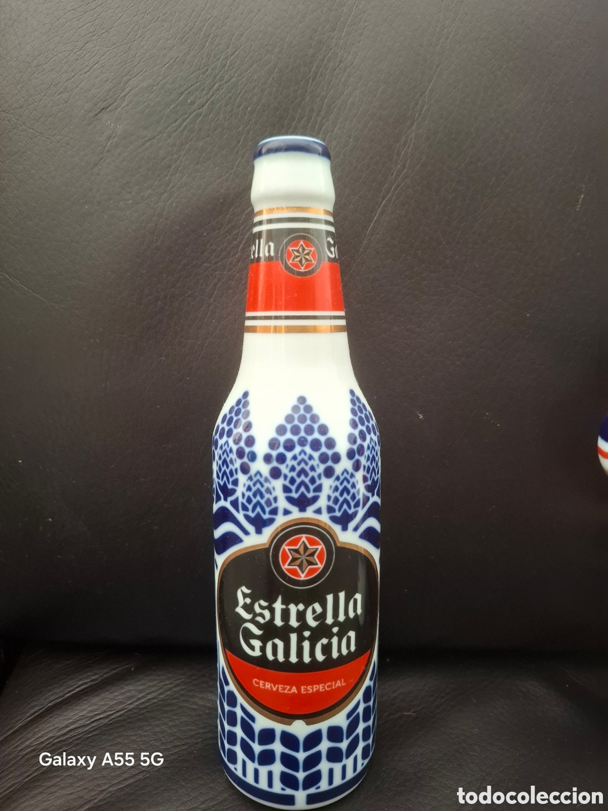 Antig&uuml;edades: Botella estrella galicia Sargadelos - Foto 5