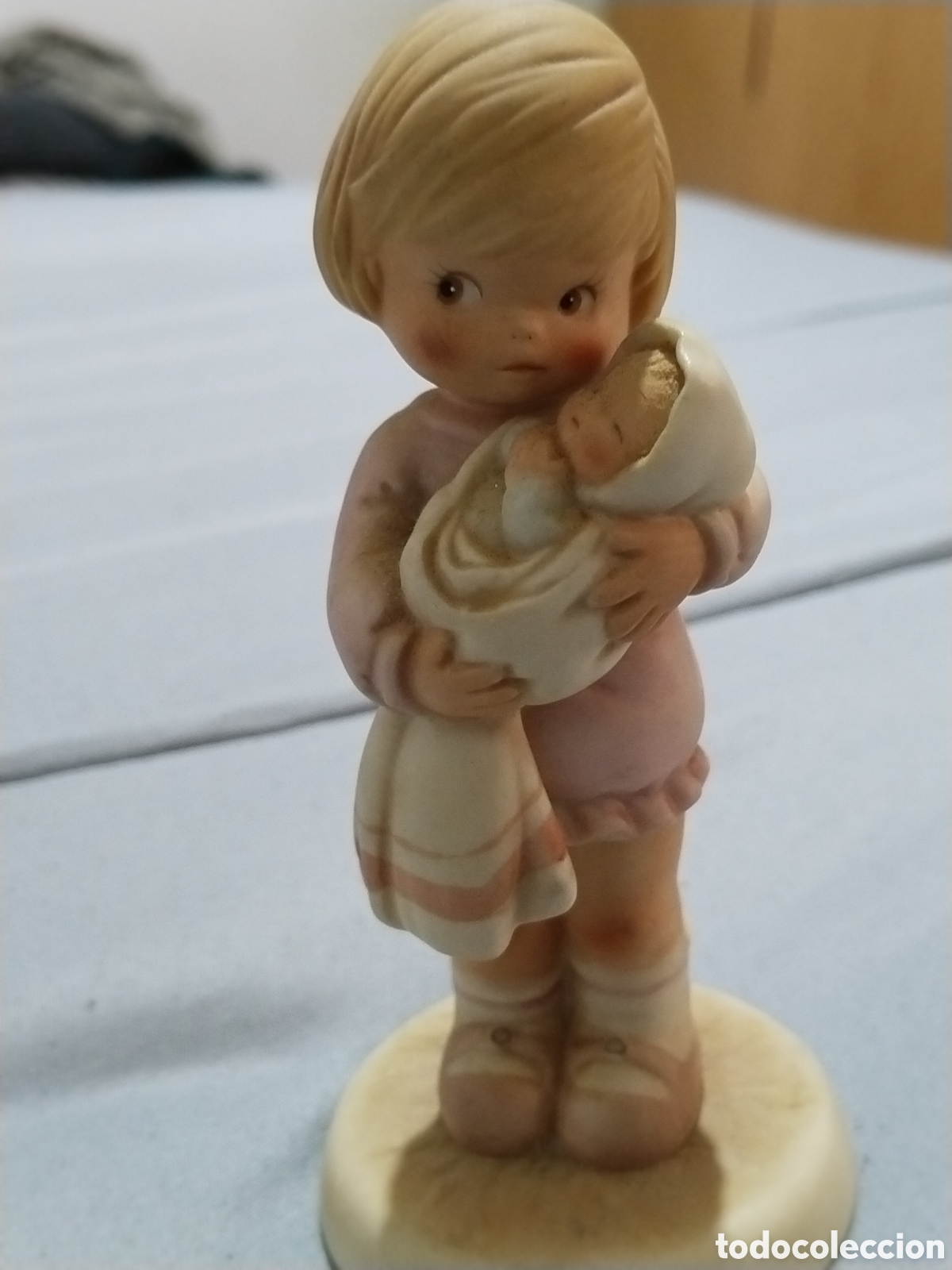 Antig&uuml;edades: Figura Porcelana Biscuit Enesco 1987 Memories Of Yesterday - Mabel Lucie Attwell