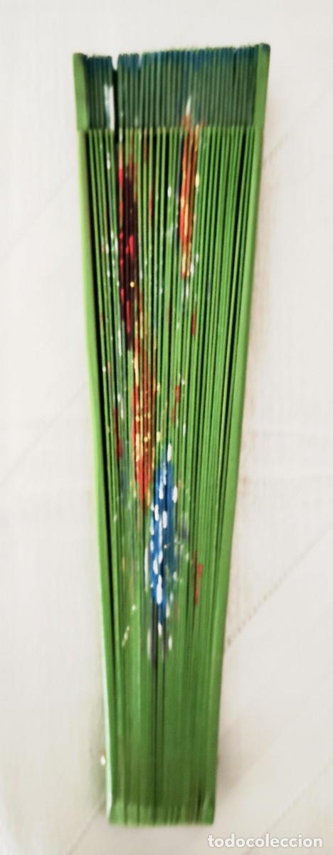 Antig&uuml;edades: ABANICO DE MADERA NOBLE.ARTESANAL - Foto 4