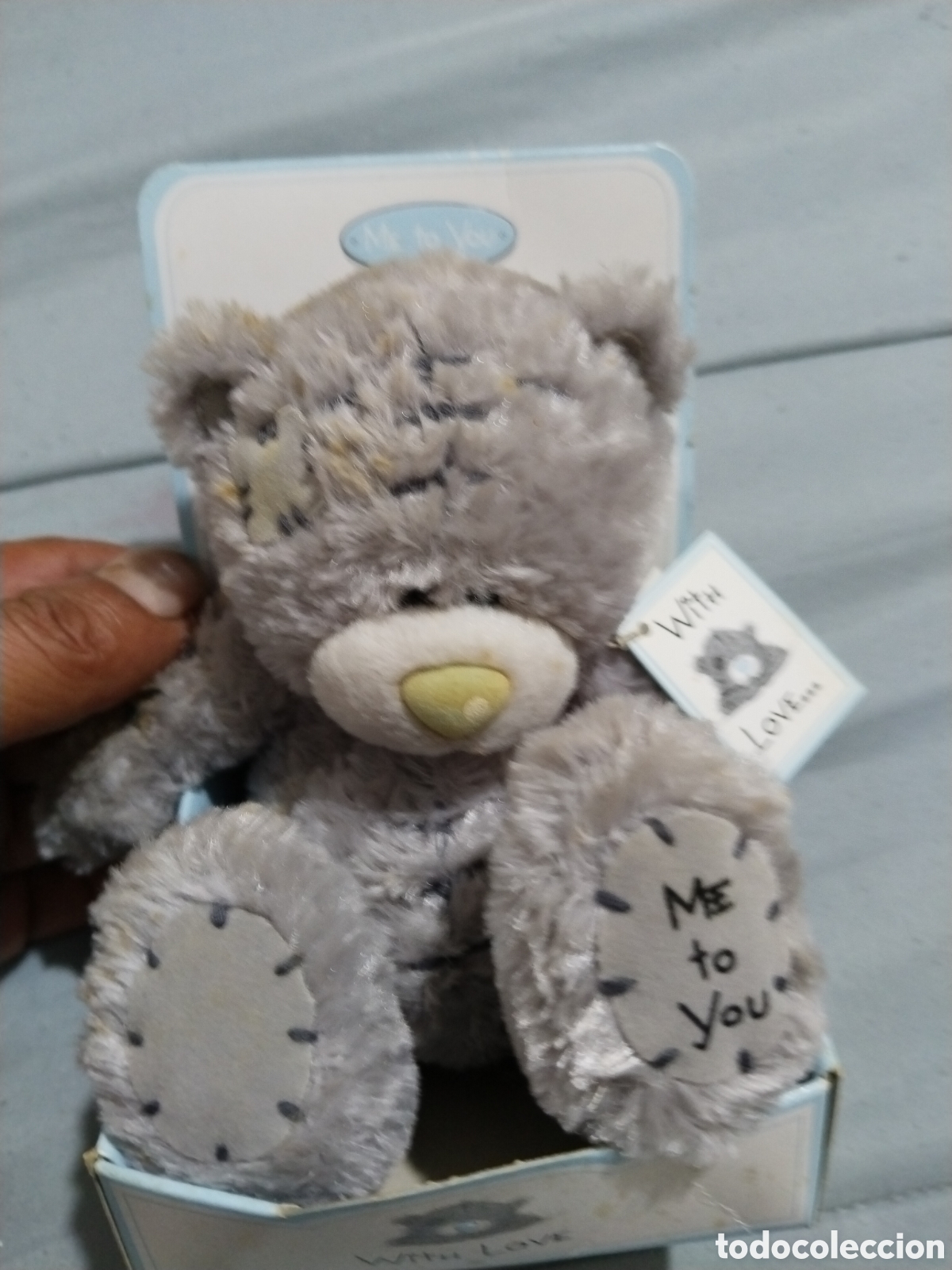 Antig&uuml;edades: Peluche Oso Tatty Teddy &rdquo;Me To You&rdquo; En Caja Original - Nariz Azul Carte Blanche
