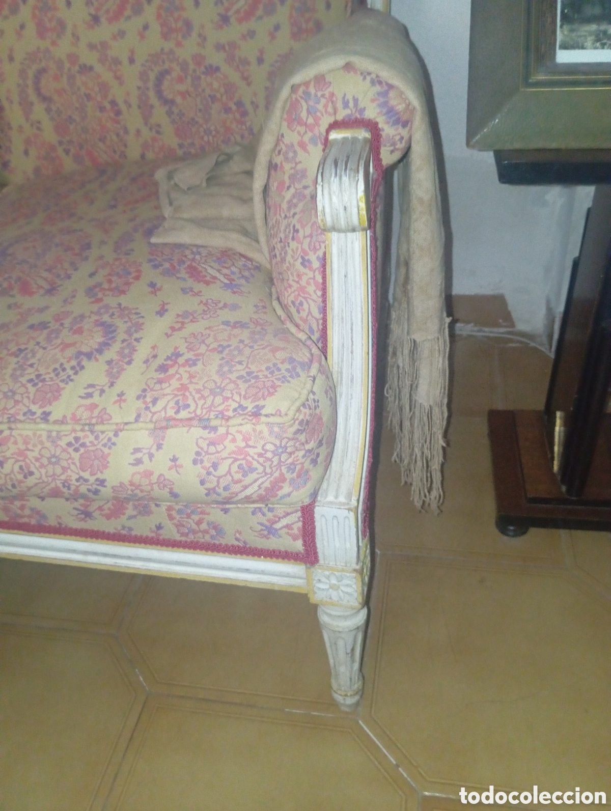 Antig&uuml;edades: Sof&aacute; luis XVI frances - Foto 2