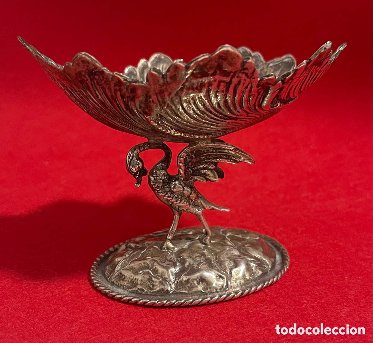 Antig&uuml;edades: Precioso, centro de mesa o almendrero, en plata de ley contrastada.