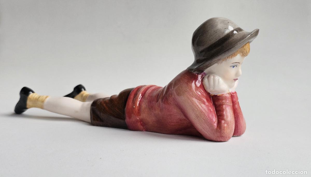 Antig&uuml;edades: RARA FIGURA PORCELANA STAFFORDSHIRE POR T M BAYLEY