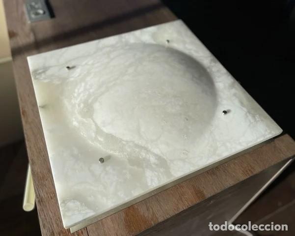 Antig&uuml;edades: L&aacute;mpara plaf&oacute;n LEDS C4 de alabastro
