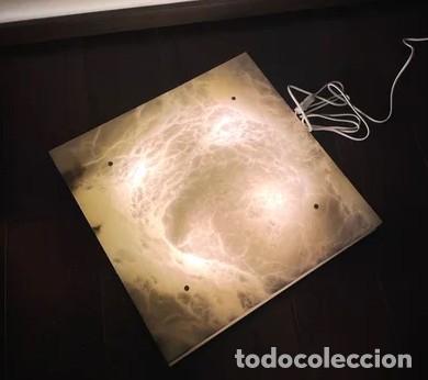 Antig&uuml;edades: L&aacute;mpara plaf&oacute;n LEDS C4 de alabastro - Foto 4