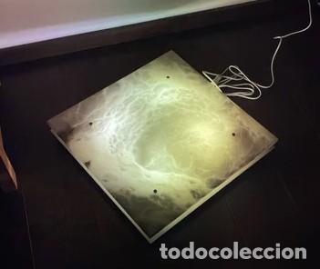 Antig&uuml;edades: L&aacute;mpara plaf&oacute;n LEDS C4 de alabastro - Foto 8