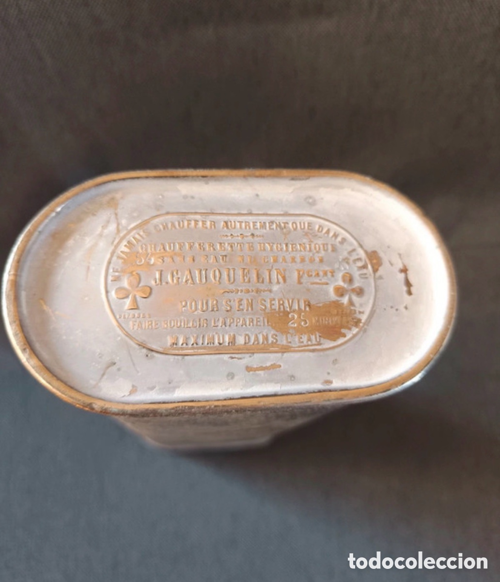 Antig&uuml;edades: Chaufournette o calentador antiguo