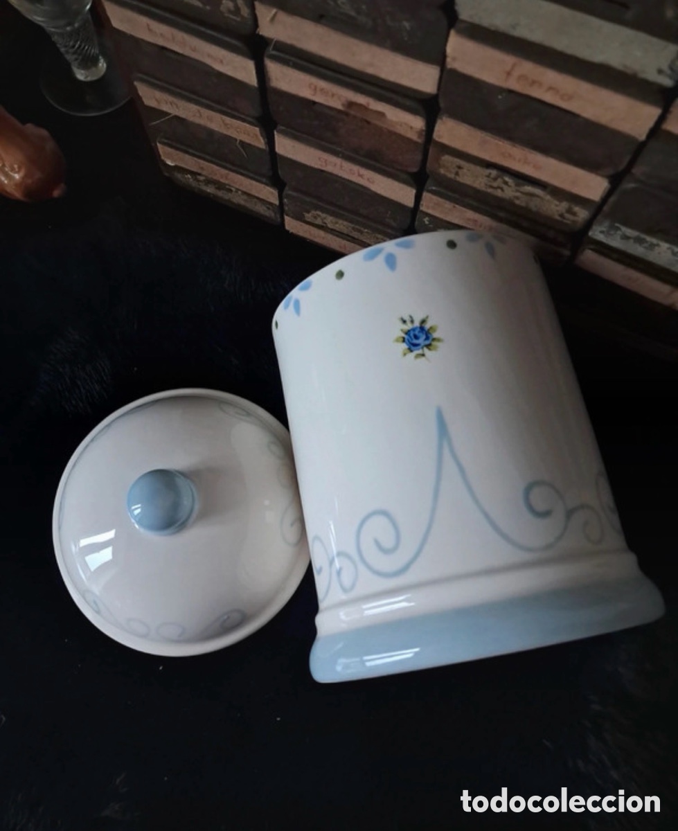 Antig&uuml;edades: Tarro de cocina de cer&aacute;mica - Foto 3