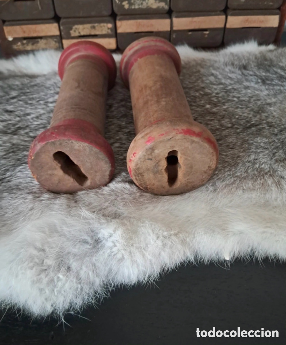 Antig&uuml;edades: Antiguos carretes de madera - Foto 3