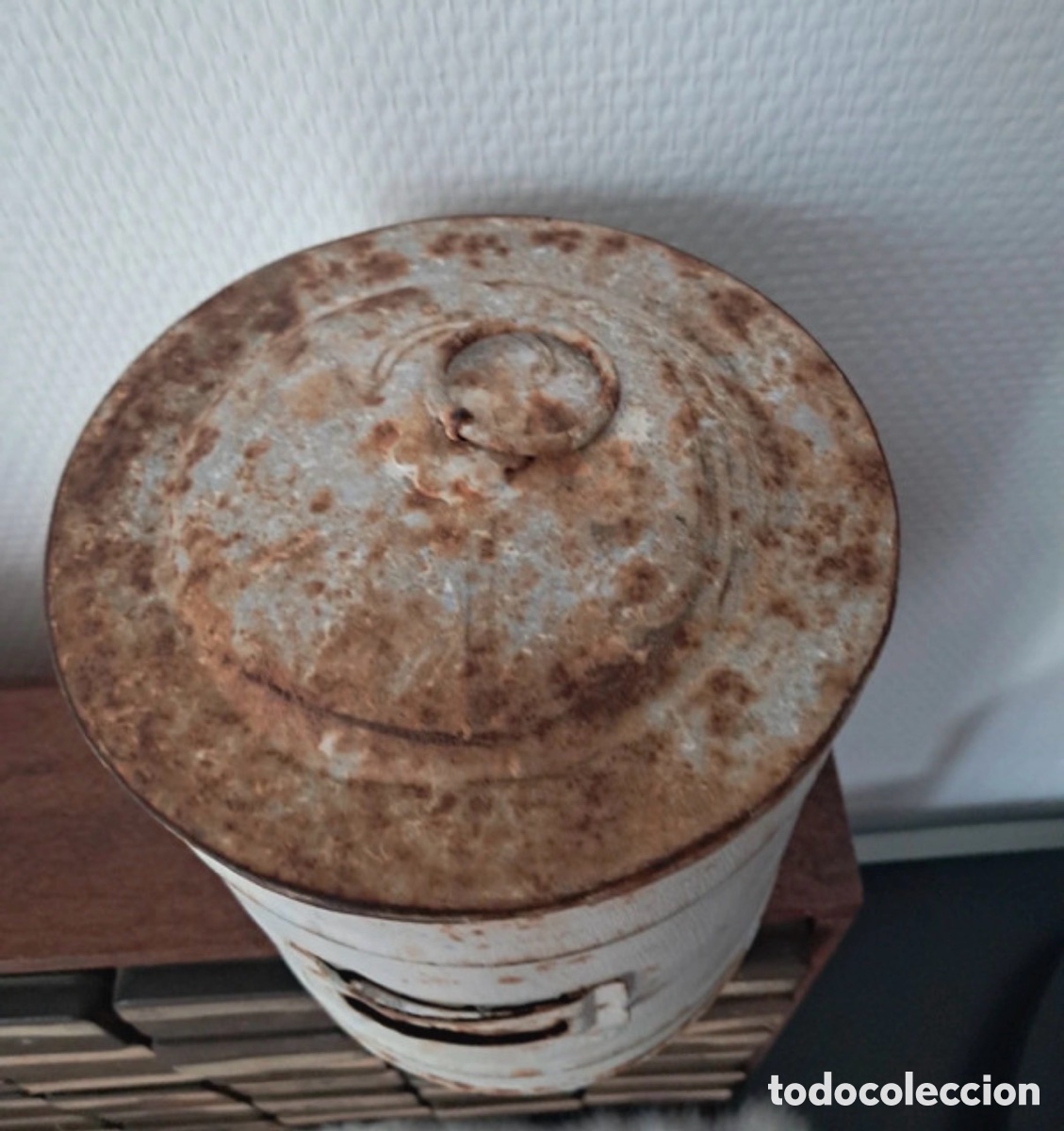 Antig&uuml;edades: Antiguo tarro de almacenamiento - Foto 2