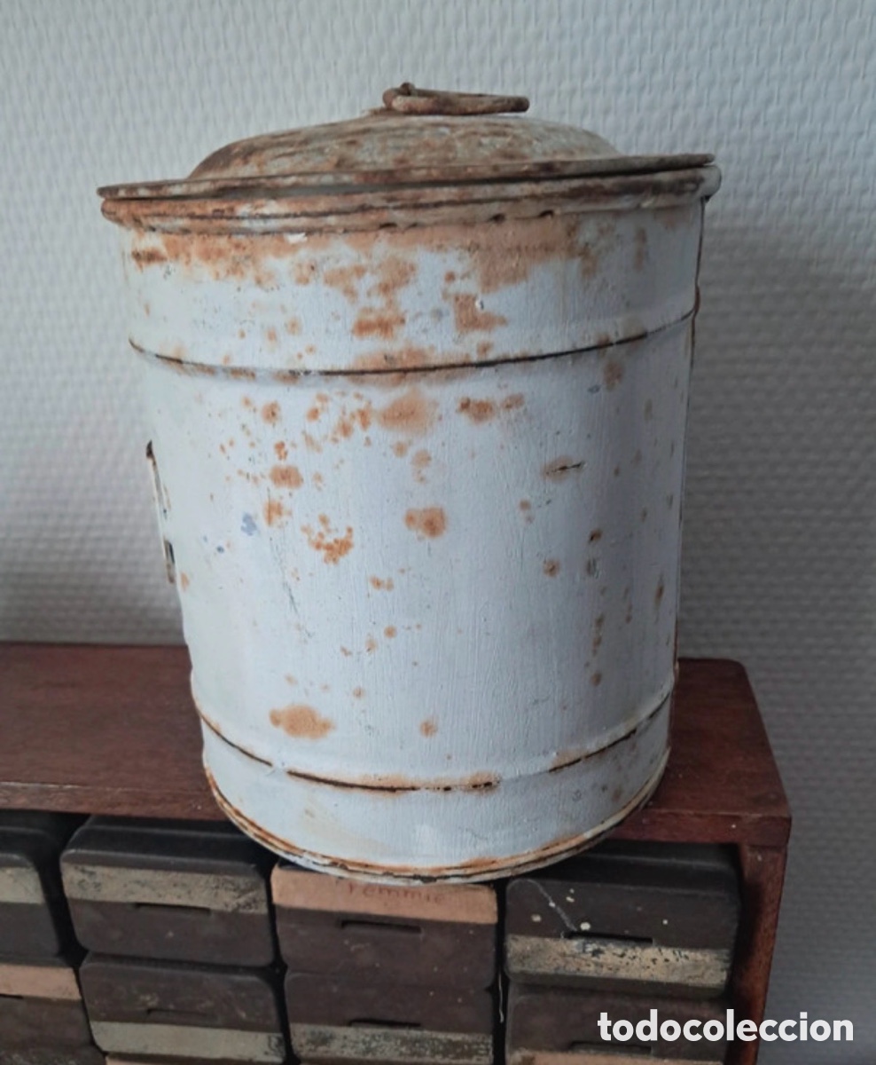 Antig&uuml;edades: Antiguo tarro de almacenamiento - Foto 3