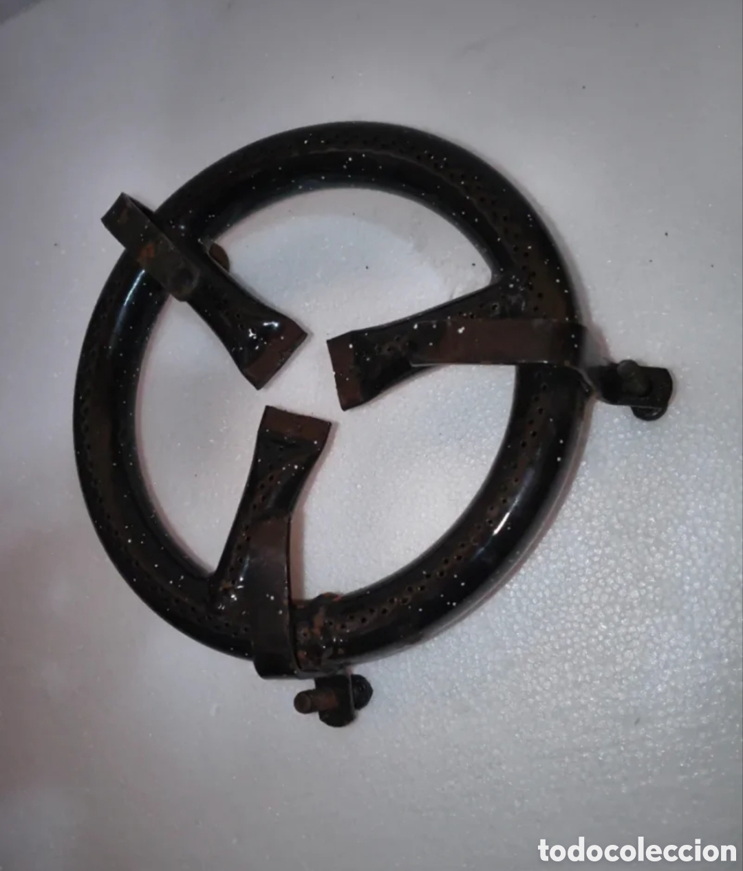 Antig&uuml;edades: Difusor Paellero Metal Negro
