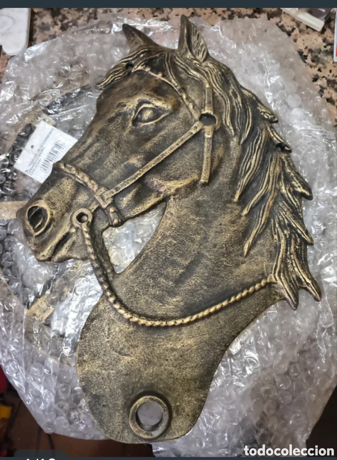 Antig&uuml;edades: Forja Cabeza de Caballo Decorativa