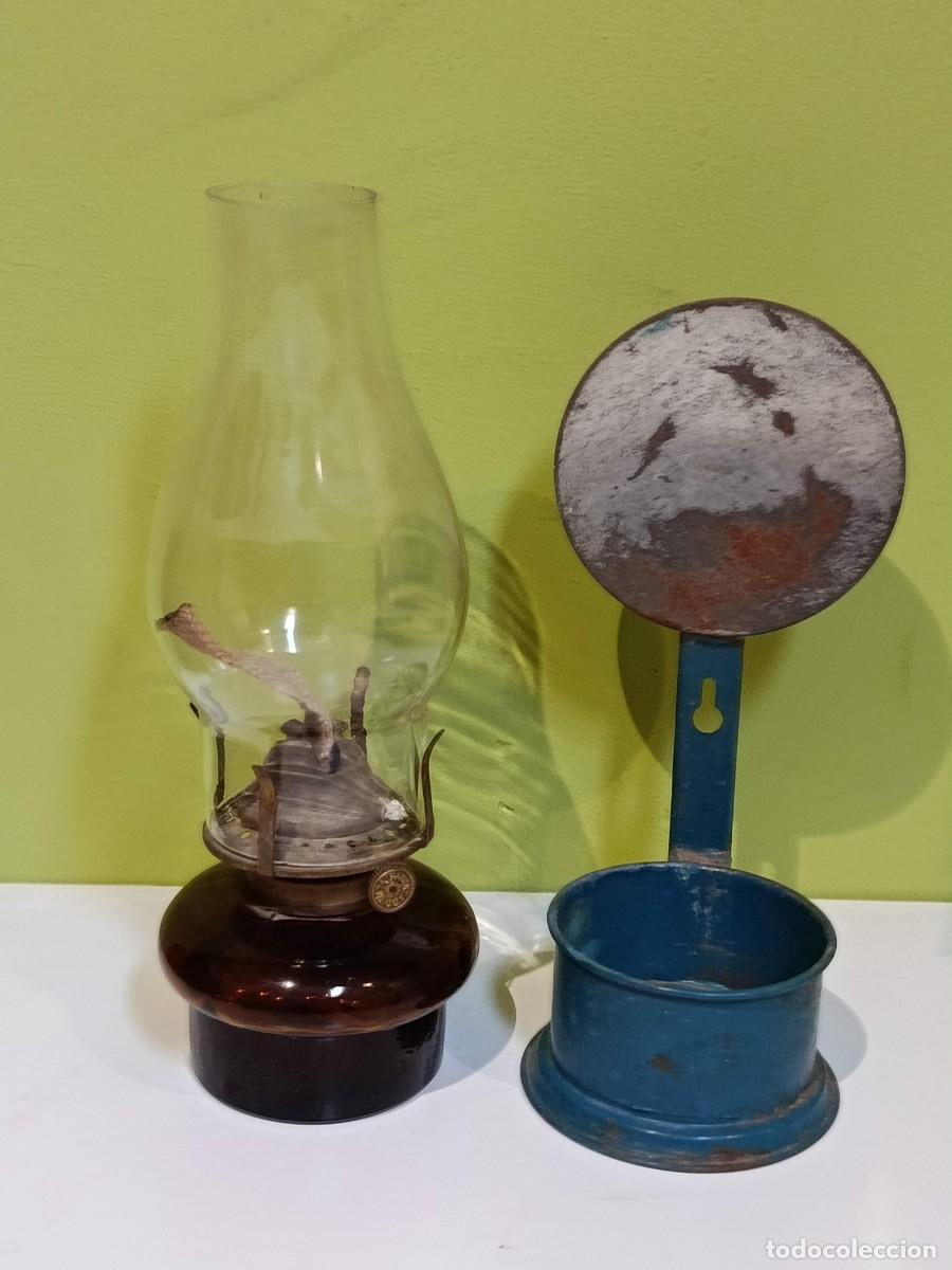 Antig&uuml;edades: Quinqu&eacute; antiguo para pared o mesa
