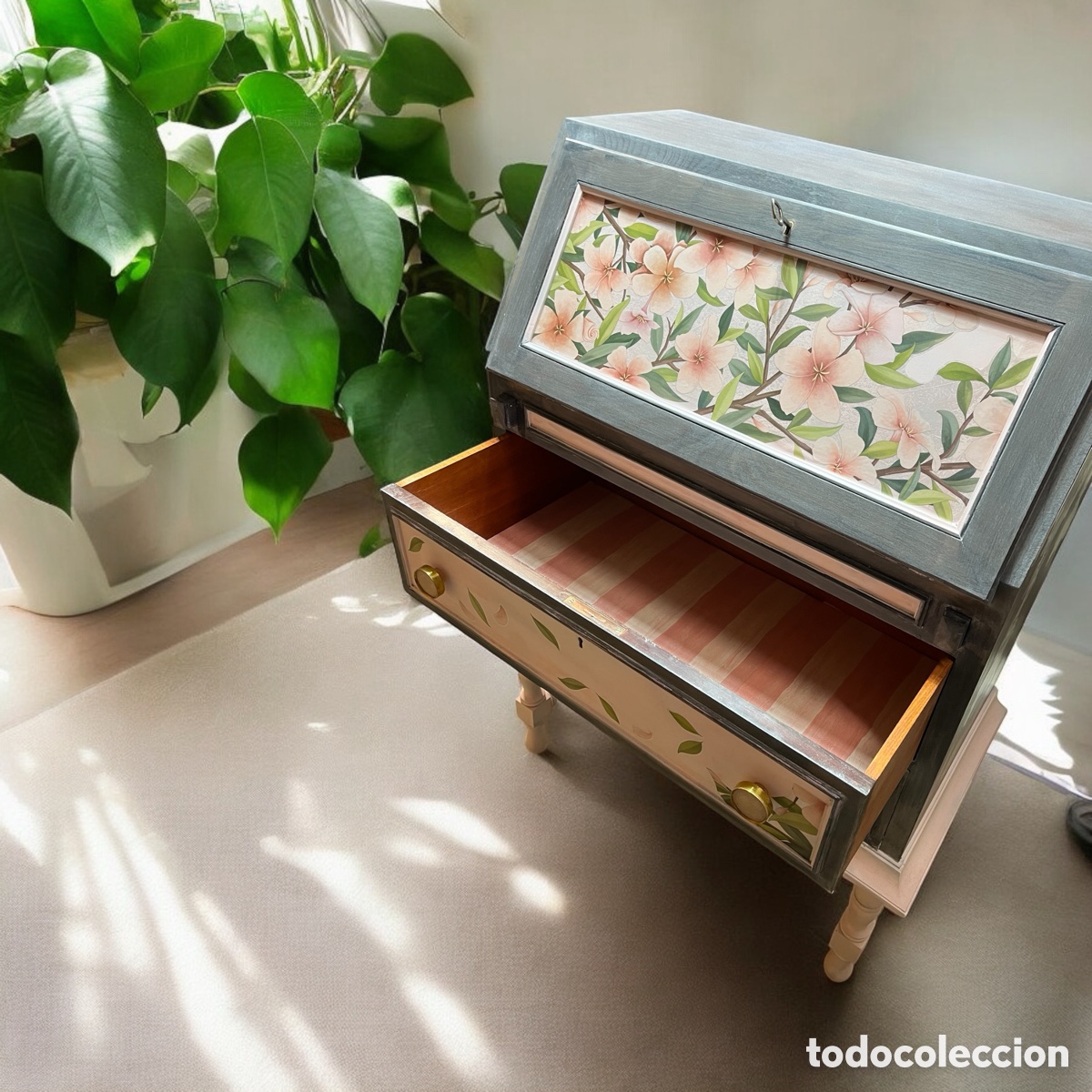 Antig&uuml;edades: Antiguo bur&oacute; o secreter - Foto 3