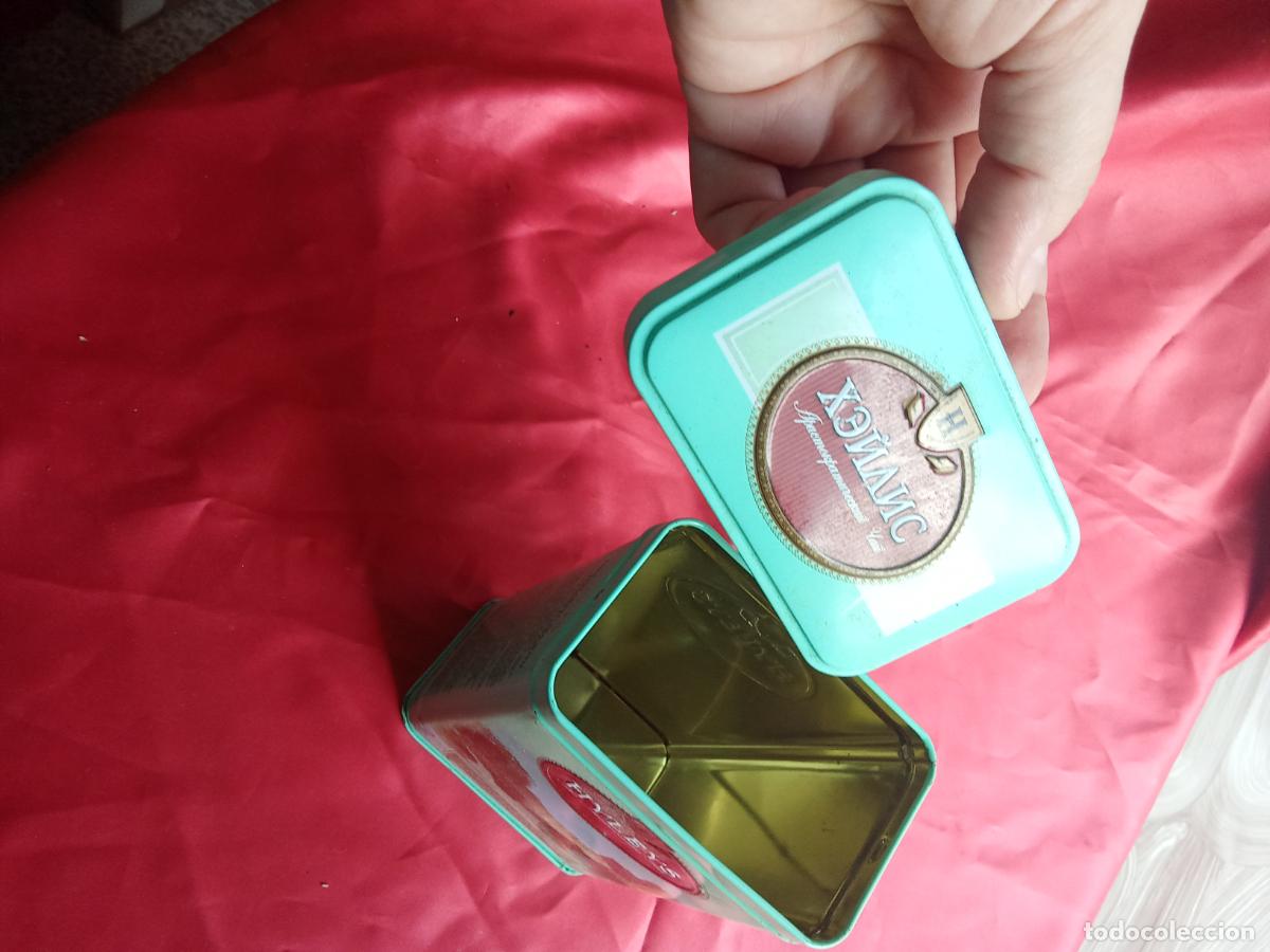 Antig&uuml;edades: Lata de t&eacute; ingl&eacute;s Hyleys Caja 6 - Foto 5