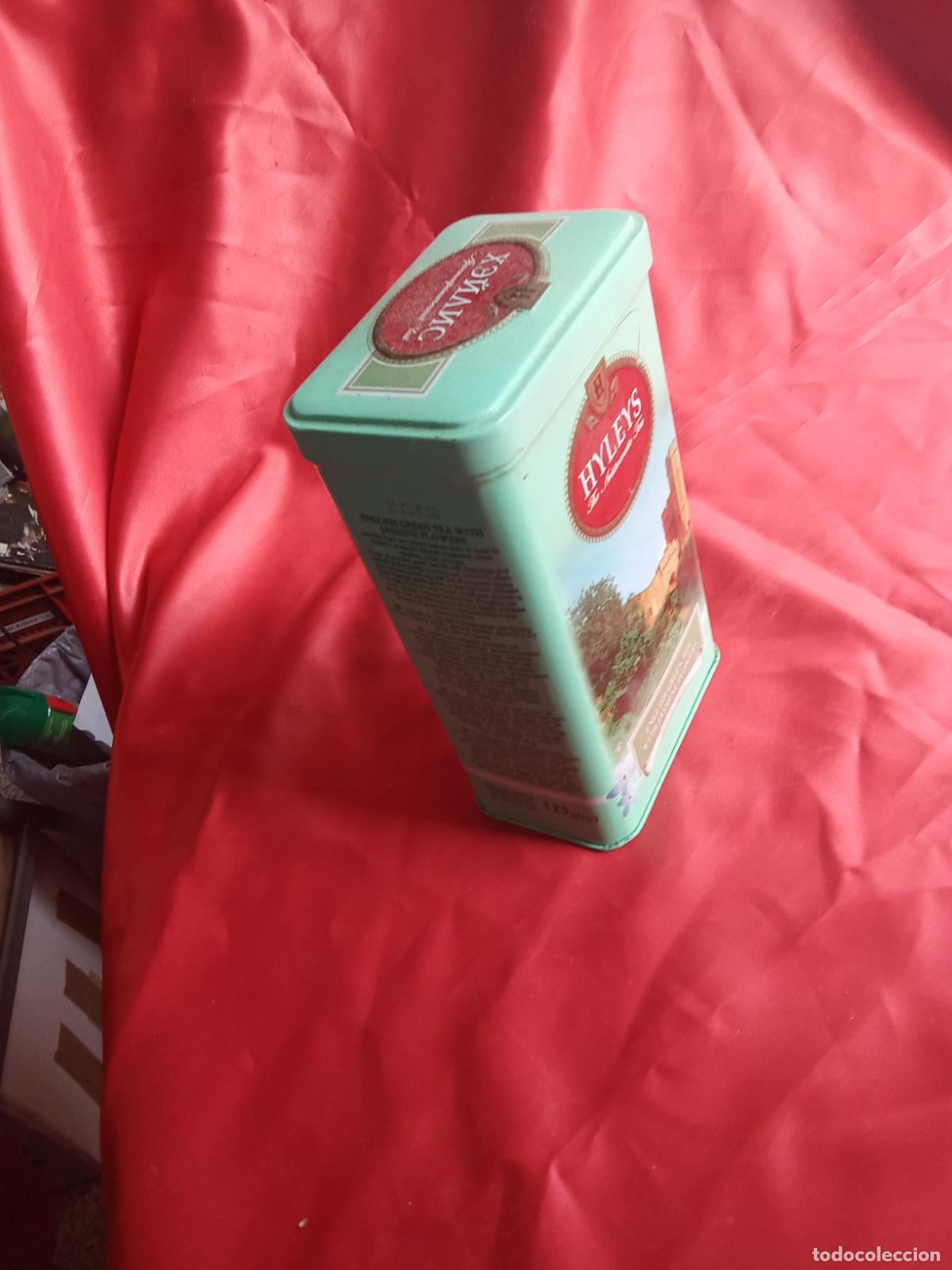 Antig&uuml;edades: Lata de t&eacute; ingl&eacute;s Hyleys Caja 6