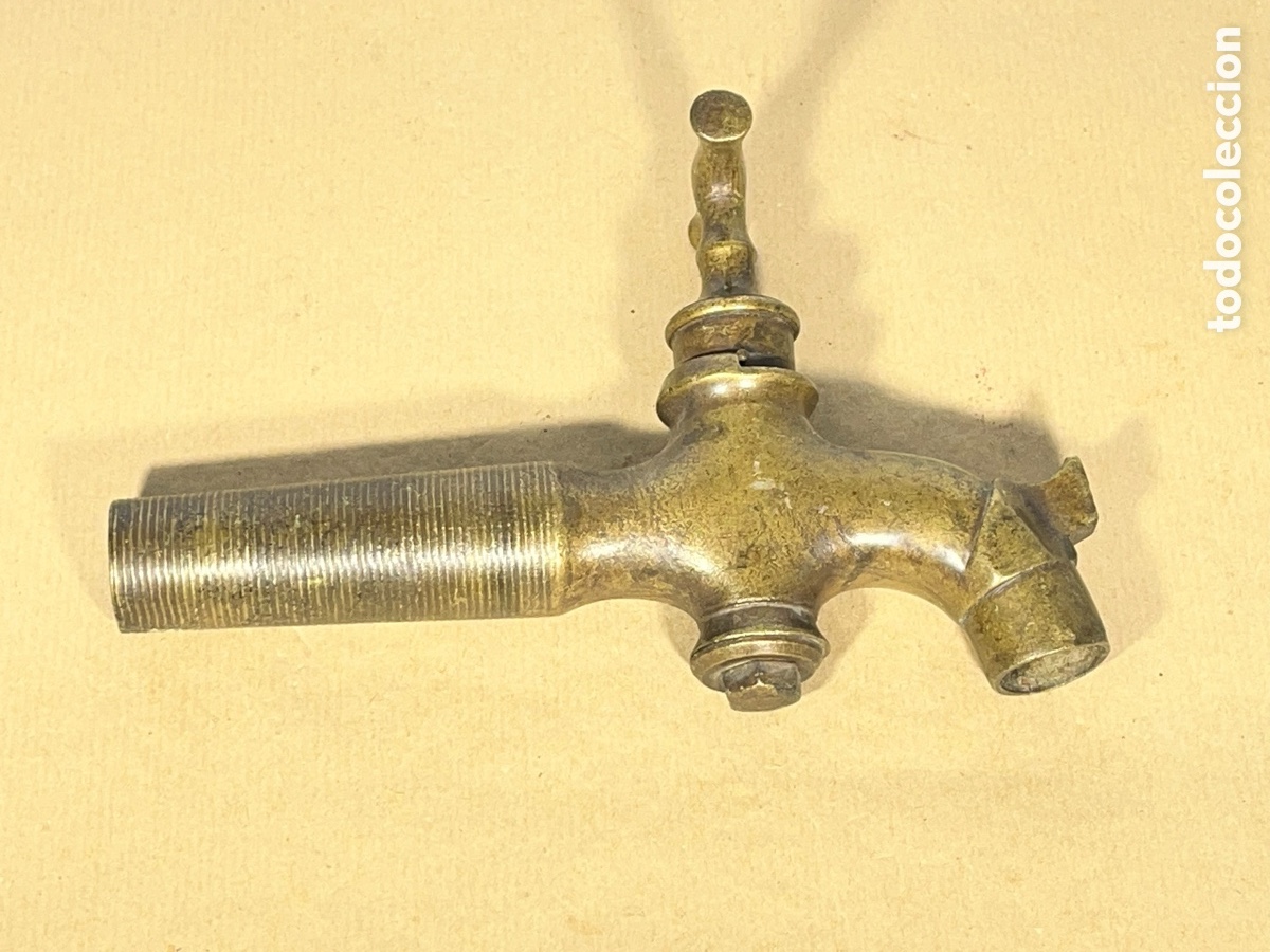 Antig&uuml;edades: Antiguo Grifo de Bronce de Rosca. A/J - Foto 4