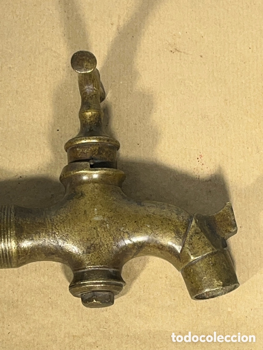 Antig&uuml;edades: Antiguo Grifo de Bronce de Rosca. A/J - Foto 5